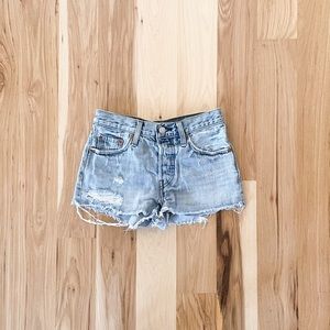 FREE SHIPPING - Levi’s 501 Cutoff Shorts, Light Wash